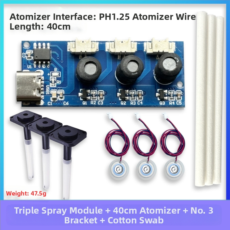 Chun Jia San permetező párásító modul barkács porlasztó permetező meghajtó áramköri lap 1 húzás 3 növény öntözési köd mennyisége