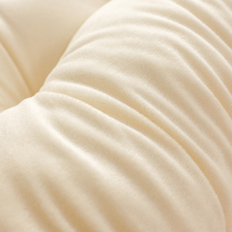 Europietiško stiliaus lovos pagalvėlė su didele atlošu ir paaukštinta dvigulės lovos pagalvėle, smėlio spalvos, minkštas tatamio krepšys, juosmens dirželis