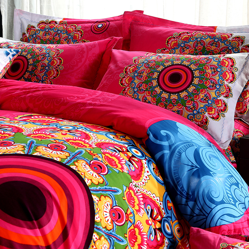 Užsienio prekyba „Amazon“ tarpvalstybine medvilnine šukuota keturių dalių medvilnine keturių sezonų 1,8 m antklodės užvalkalu, europietiško ir amerikietiško stiliaus patalynė, didmeninė prekyba