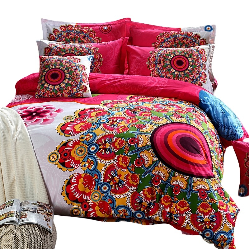 Užsienio prekyba „Amazon“ tarpvalstybine medvilnine šukuota keturių dalių medvilnine keturių sezonų 1,8 m antklodės užvalkalu, europietiško ir amerikietiško stiliaus patalynė, didmeninė prekyba