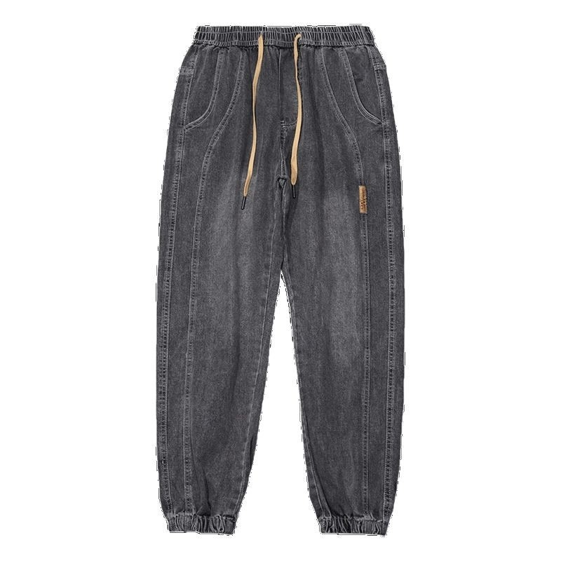 Blugi bărbătești cu imprimeu floral, stil casual, stil Workwear, primăvara 2025, nou-veniți, marca la modă Harlan, pantaloni lungi cu imprimeu floral