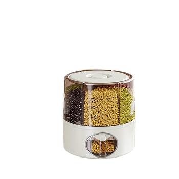 Buitinis grūdų laikymo ryžių kibiras, sandarus buitinis, vabzdžiams atsparus, drėgmei atsparus laikymo dėžės klasifikuotas grotelių besisukantis laikymo kibiras