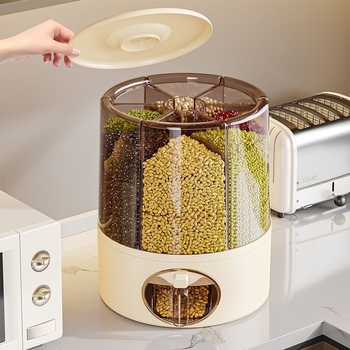 Pööratav riisiämber Uus multifunktsionaalne teravilja hoiustamise ämber Alamvõrgust riisiämber Jämeda teravilja hoiustamise tolmukindel riisiämber