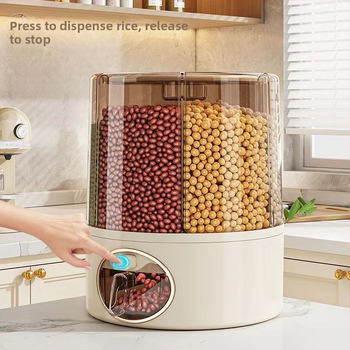 Pööratav riisiämber Uus multifunktsionaalne teravilja hoiustamise ämber Alamvõrgust riisiämber Jämeda teravilja hoiustamise tolmukindel riisiämber