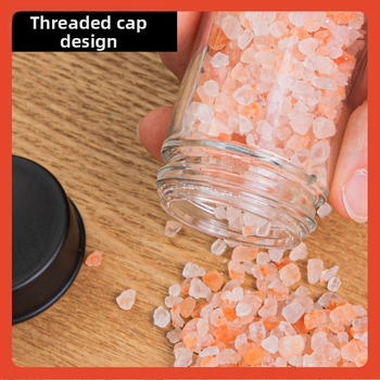 Σετ μπαχαρικών από γυαλί με περιστρεφόμενο τροχό, μπουκάλια μπαχαρικών, βάζα μπαχαρικών, δοχεία μπαχαρικών, μπουκάλια μπαχαρικών, κατασκευαστής μπουκαλιών μπαχαρικών σε απόθεμα χονδρικής