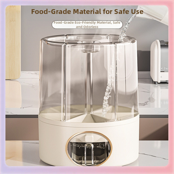 ✅ Χωριστό κουτί αποθήκευσης σιτηρών Περιστρεφόμενος κάδος ρυζιού Αδιάβροχο και ανθεκτικό στην υγρασία Σφραγισμένο οικιακό κουτί αποθήκευσης ρυζιού 2024 Νέο κουτί αποθήκευσης ρυζιού