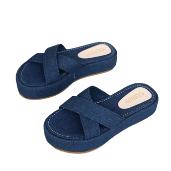 Naiste sussid, suvine ülerõivas, moodsad rannajalatsid, mereäärsed Euroopa ja Ameerika uued väliskaubanduse kiilkontsad, paksu tallaga sandaalid, libisemiskindlad sussid