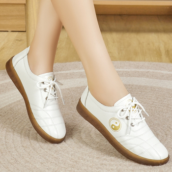 Puha talpú, puha felületű dezodoráló tavaszi és őszi Taijiquan verseny Taiji cipők lélegző marhaín talpú, csúszásmentes, kopásálló, közvetlen gyári értékesítés