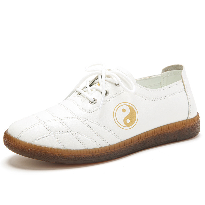 Puha talpú, puha felületű dezodoráló tavaszi és őszi Taijiquan verseny Taiji cipők lélegző marhaín talpú, csúszásmentes, kopásálló, közvetlen gyári értékesítés