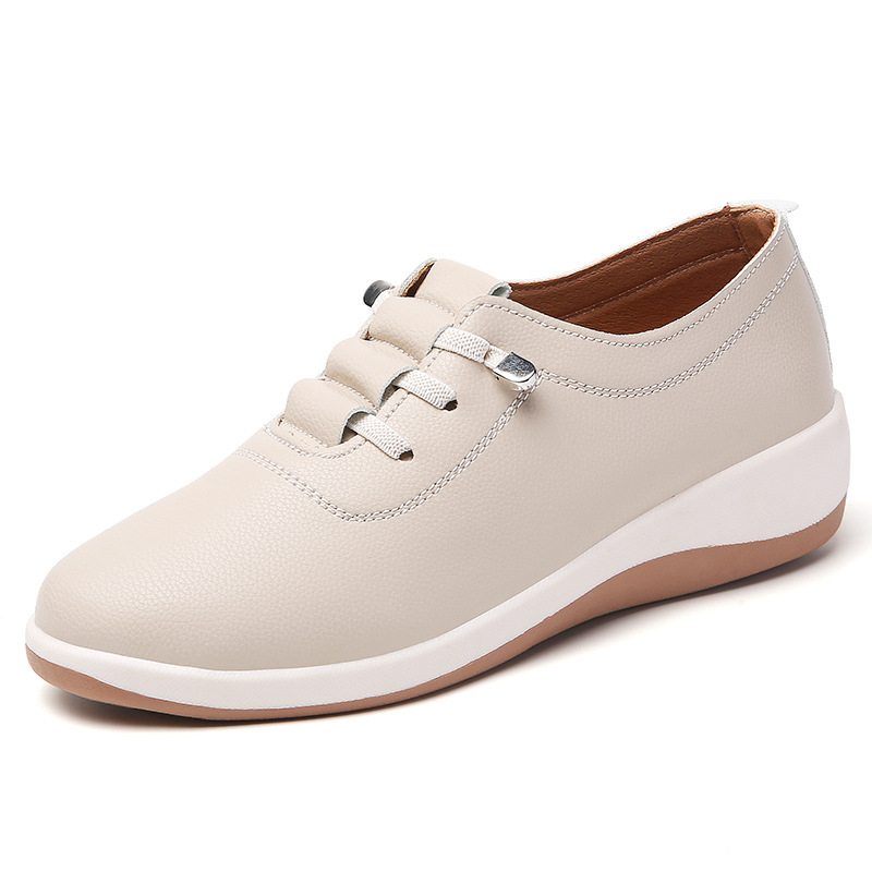 Pantofi de damă din piele naturală de primăvară, cu talpă moale și fără slip, la preț special, lichidare de stoc, originali, la preț special