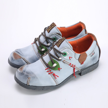 Tma Eyes Άνοιξη-Φθινόπωρο Γυναικεία Μόδα All-Match Casual Παπούτσια με Στρογγυλή Μύτη, Επίπεδο Κάτω μέρος, Πούδρα για Γυάλισμα Παπουτσιών