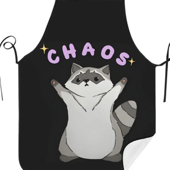 2025 Prekogranična popularna crtana pregača bez rukava s motivom duginih mačaka, tkanina, kuhinjski studio, kombinezon protiv obraštanja