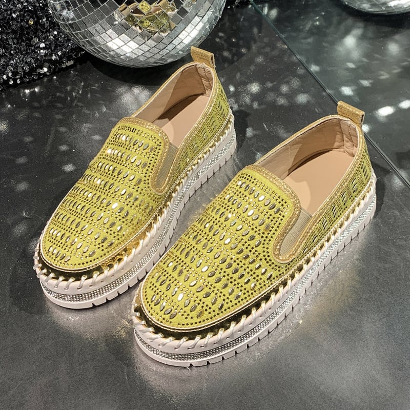 Külkereskedelmi Nagy Méretű Sekély Loafers Nyári Új Hálós Lélegző Lapos Alkalmi Sokoldalú Slip-On Slip-onok Női Nőknek