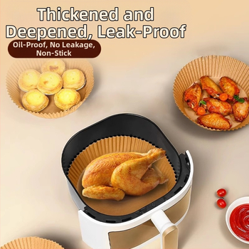 Õhufritüüri spetsiaalne paber majapidamisahju grillimiseks silikoonõlipaber köögiköögi küpsetamiseks ühekordselt kasutatav paksendatud õhufritüüri paber