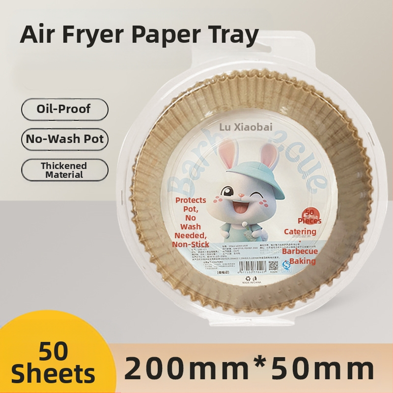 Õhufritüüri spetsiaalne paber majapidamisahju grillimiseks silikoonõlipaber köögiköögi küpsetamiseks ühekordselt kasutatav paksendatud õhufritüüri paber