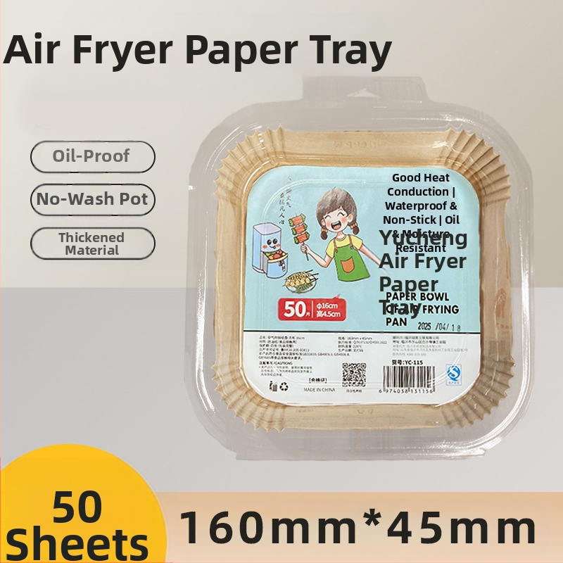 Õhufritüüri spetsiaalne paber majapidamisahju grillimiseks silikoonõlipaber köögiköögi küpsetamiseks ühekordselt kasutatav paksendatud õhufritüüri paber