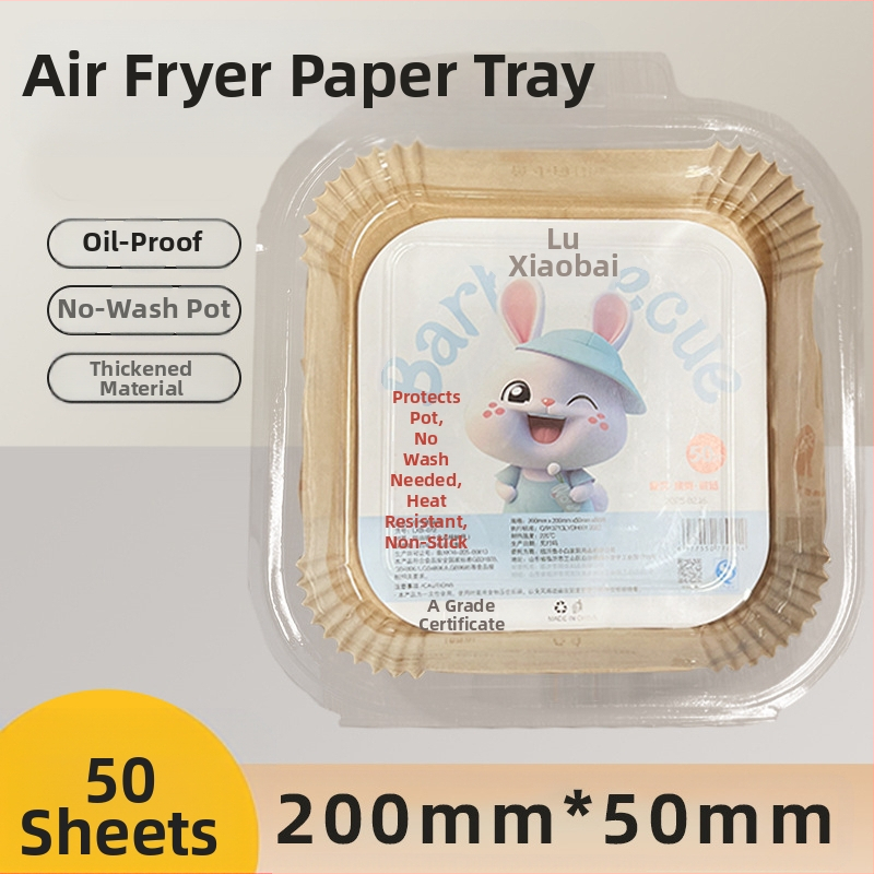 Õhufritüüri spetsiaalne paber majapidamisahju grillimiseks silikoonõlipaber köögiköögi küpsetamiseks ühekordselt kasutatav paksendatud õhufritüüri paber