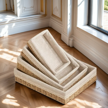 Coș de depozitare diverse pentru birou, coș cosmetic, coș țesut, cutie de depozitare pentru haine, coș de depozitare pentru masă de cafea, hârtie ratan, livrare gratuită