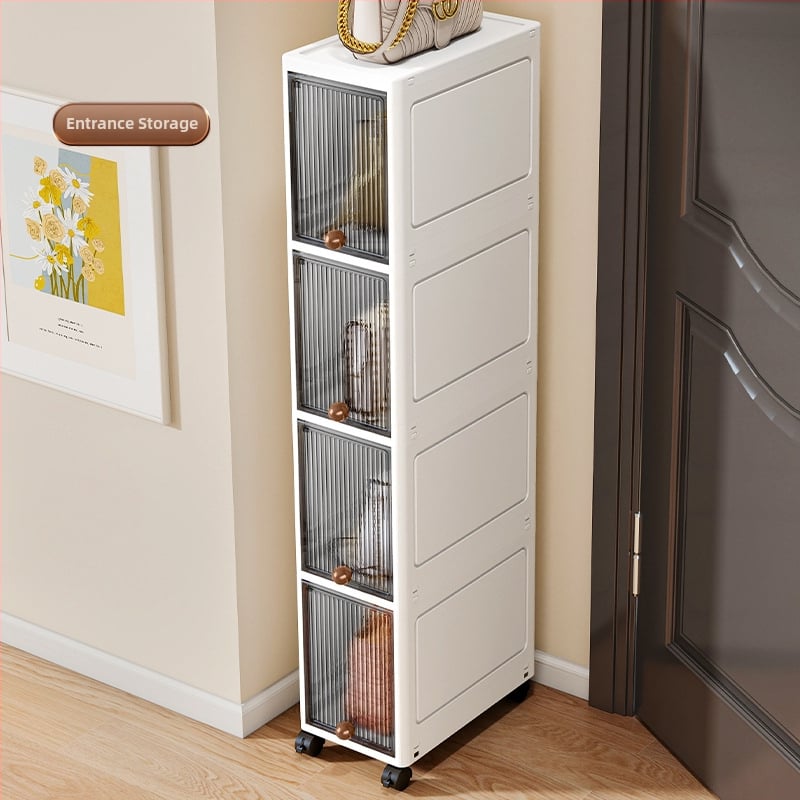 20 см тесен шкаф за съхранение с чекмедже, кухненски шкаф, многослоен, за баня