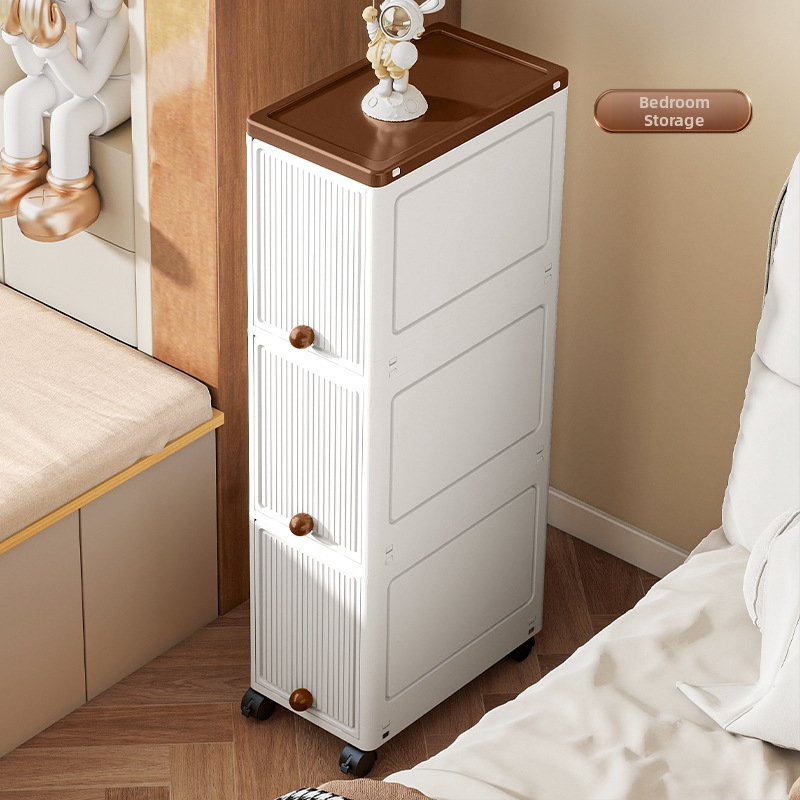 20 см тесен шкаф за съхранение с чекмедже, кухненски шкаф, многослоен, за баня