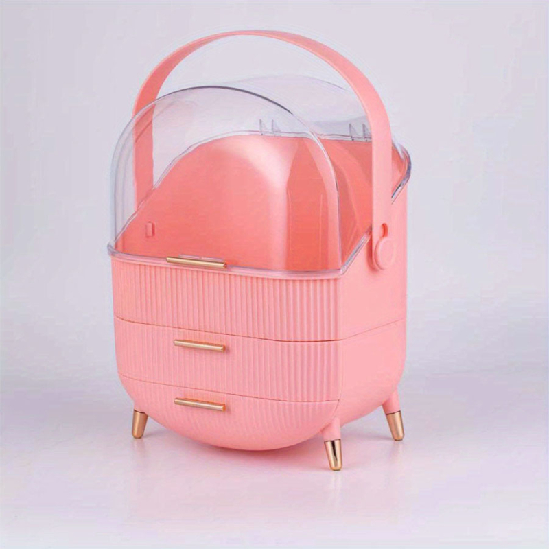 1 darabos kozmetikai tárolódoboz asztali porálló kozmetikai doboz hordozható kozmetikai tárolódoboz barátoknak ajándékdoboz