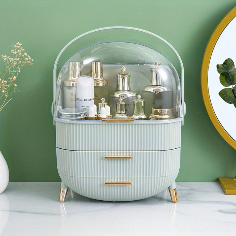 1 darabos kozmetikai tárolódoboz asztali porálló kozmetikai doboz hordozható kozmetikai tárolódoboz barátoknak ajándékdoboz