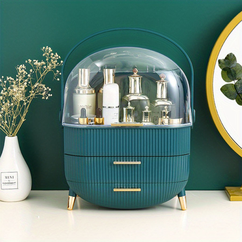 1 darabos kozmetikai tárolódoboz asztali porálló kozmetikai doboz hordozható kozmetikai tárolódoboz barátoknak ajándékdoboz