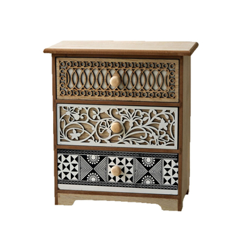 Puidust majapidamisretro nikerdatud väljalõikega lauaarvuti hoiukapp sahtlitüüpi mitmekihiline hoiustamine tolmukindel täispuidust hoiukapp