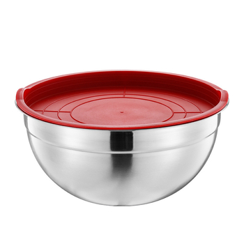 Nerūdijančio plieno salotų dubuo su dangčiu, virtuvės daugiafunkcis kiaušinių plaktuvas, kepimo indas, daugiafunkcis vaisių ir daržovių laikymas