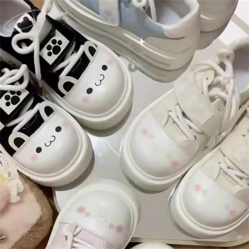 Apvalūs, vilnos pamušalu, mieli, minkšti, mieli, mieli, žieminiai, originalūs, drobiniai, Lolita stiliaus bateliai studentams.