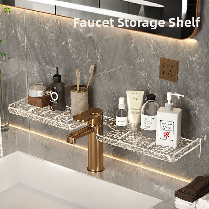 Prabangus vonios kambarys, tualetas, vonios kambario kosmetika, prie sienos tvirtinamas maišytuvas be gręžimo, laikymo lentynėlė