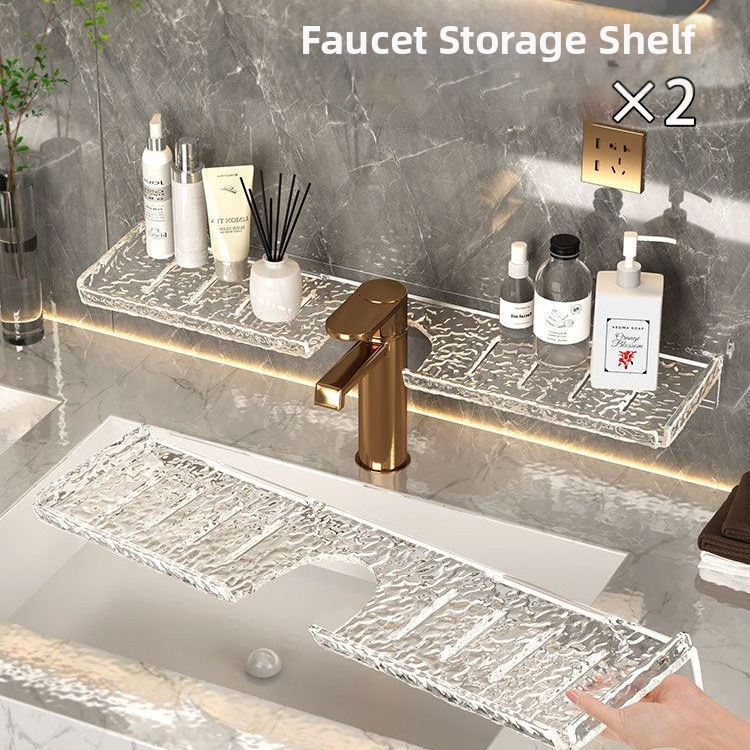 Prabangus vonios kambarys, tualetas, vonios kambario kosmetika, prie sienos tvirtinamas maišytuvas be gręžimo, laikymo lentynėlė