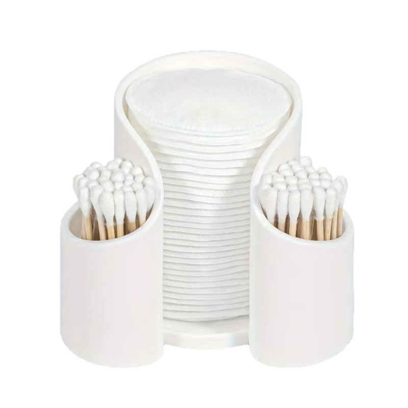 Határokon átnyúló kozmetikai pamut tárolódoboz szépségápolási vattapálcika doboz fésülködőasztal tároló papírpohár fogpiszkáló fogselyem tárolás nagykereskedelem