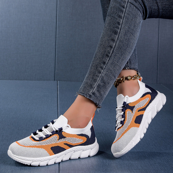 Pantofi sport confortabili cu talpă moale, țesături ușoare și respirabile, la modă, pantofi casual pentru femei, pantofi la modă
