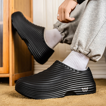 Nauji, šilti, aksominiai žieminiai virėjo bateliai, lengvi, minkštapadiai šlepetės nuo pirštų, užmaunami medvilniniai bateliai vyrams