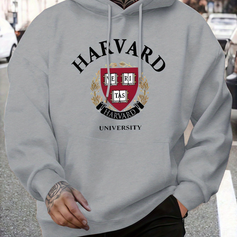 Hanorac cu glugă pentru bărbați, stil la modă, imprimat pentru bărbați