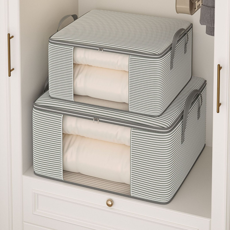 Paplan tárolótáska nagy kapacitású vízálló és nedvességálló költöztető csomagolótáska ruházati szervező táska paplan ruhák poggyász