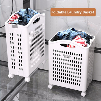 Kokkupandav määrdunud pesukorv Majapidamispesukorv Suure mahutavusega riiete hoiukorv Määrdunud pesukorv Vannitoa riiete hoiukorv