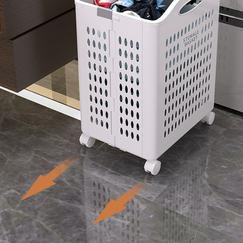 Kokkupandav määrdunud pesukorv Majapidamispesukorv Suure mahutavusega riiete hoiukorv Määrdunud pesukorv Vannitoa riiete hoiukorv