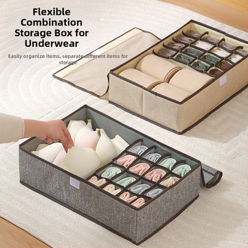 Ch fehérnemű tárolódoboz hálószoba fiókos elválasztó szervező összecsukható fedéllel zokni melltartó tároló varázslatos eszköz
