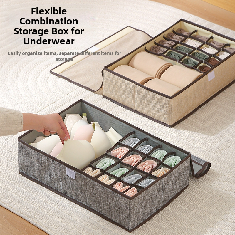 Ch fehérnemű tárolódoboz hálószoba fiókos elválasztó szervező összecsukható fedéllel zokni melltartó tároló varázslatos eszköz