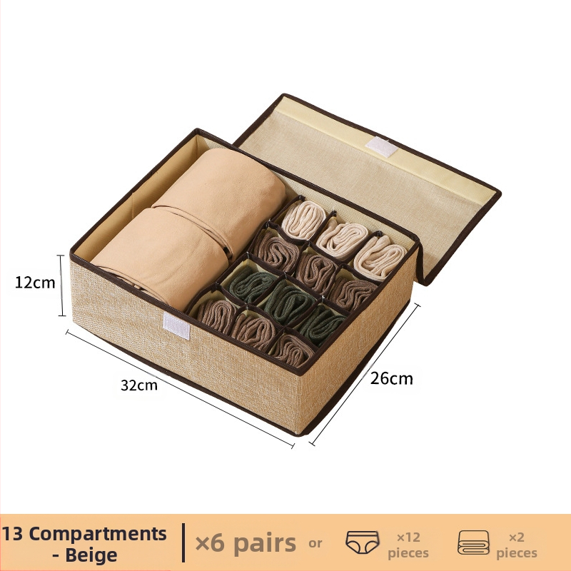 Ch fehérnemű tárolódoboz hálószoba fiókos elválasztó szervező összecsukható fedéllel zokni melltartó tároló varázslatos eszköz