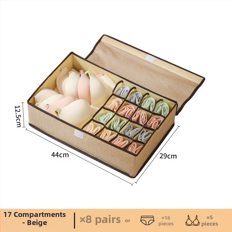 Ch fehérnemű tárolódoboz hálószoba fiókos elválasztó szervező összecsukható fedéllel zokni melltartó tároló varázslatos eszköz