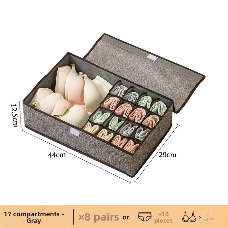 Ch fehérnemű tárolódoboz hálószoba fiókos elválasztó szervező összecsukható fedéllel zokni melltartó tároló varázslatos eszköz
