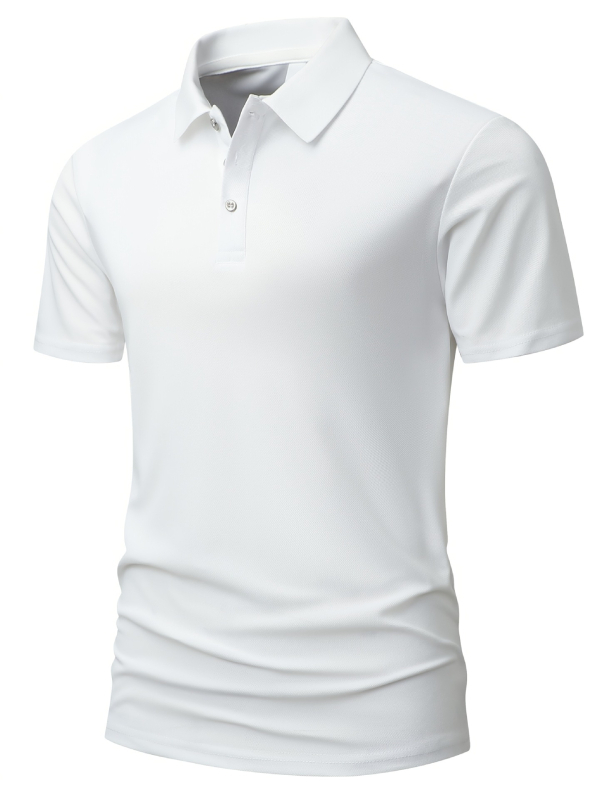 Tricou polo îngroșat pentru bărbați, tricou polo de primăvară și tricou polo