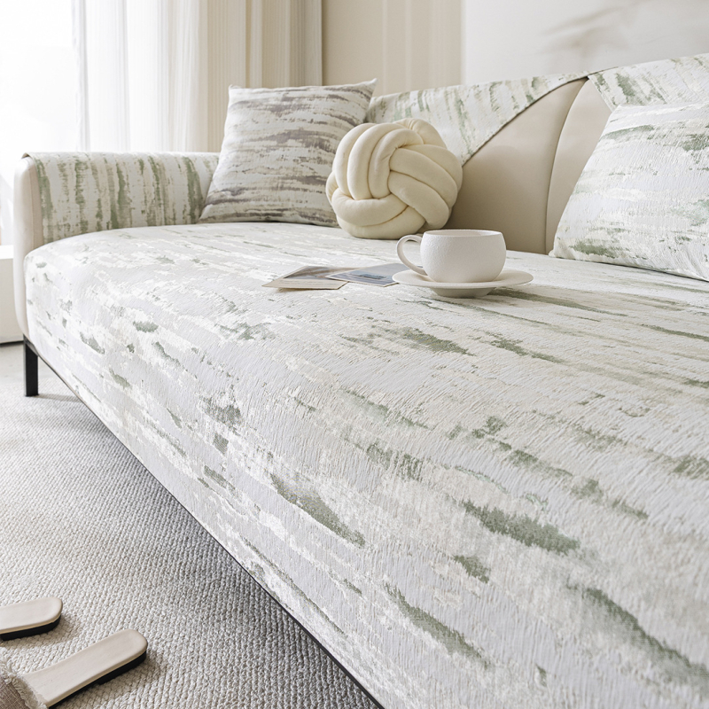 Modern egyszerű kanapépárna 2025 új, négy évszakos univerzális zsenília nappali bőr kanapé csúszásgátló párnahuzat