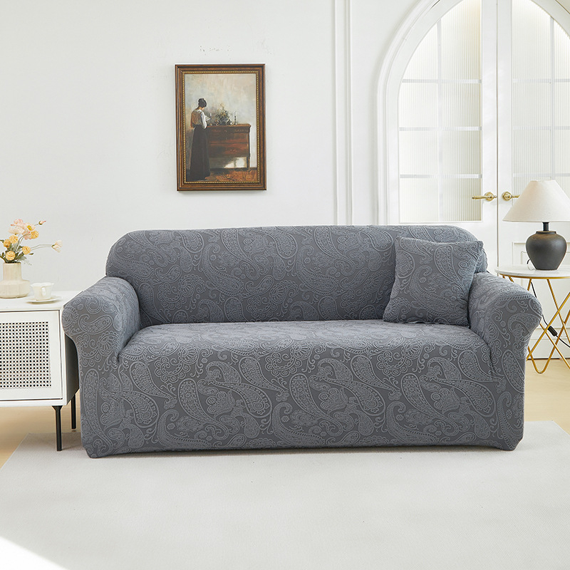 Guluo sorozat ~ háromdimenziós jacquard egyszínű, all-inclusive kanapéhuzat jacquard bársony kanapéhuzat bársony kanapéhuzat