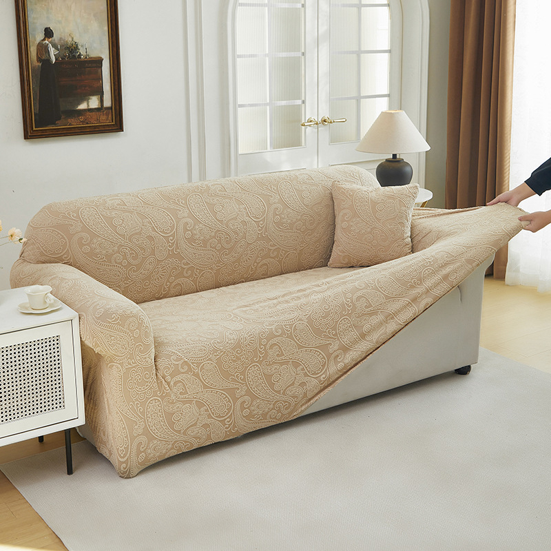 Guluo sorozat ~ háromdimenziós jacquard egyszínű, all-inclusive kanapéhuzat jacquard bársony kanapéhuzat bársony kanapéhuzat