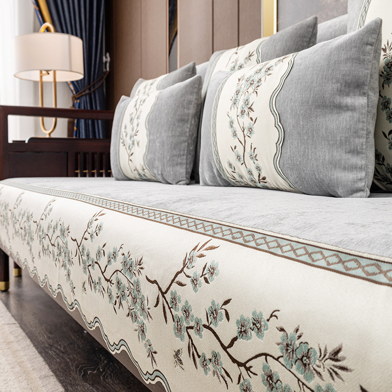 2024 Népszerű új kanapépárna Chenille Light luxus csúszásmentes párna, mindenhez illő, négy évszakos univerzális kanapéhuzat