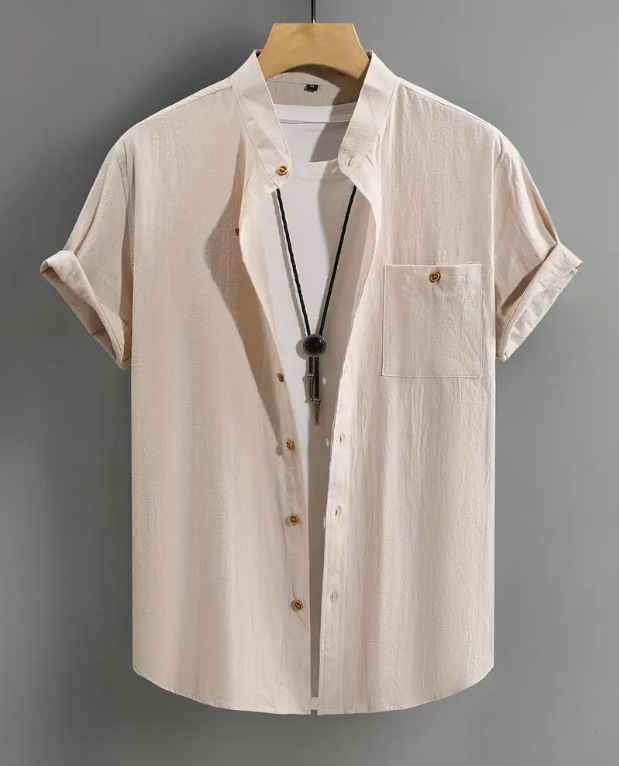 Tricou cu mânecă scurtă pentru bărbați, transfrontalier, Amazon, nou, confortabil, casual, la modă, Joker, prietenos cu pielea, moale, respirabil, din bumbac